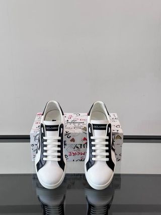 Scarpe D&G bianche e nere nuove con scatola