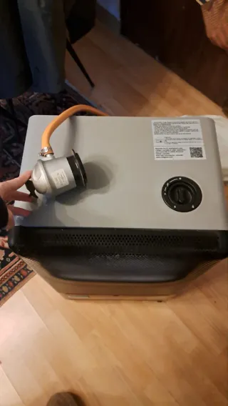 Estufa de gas bombona