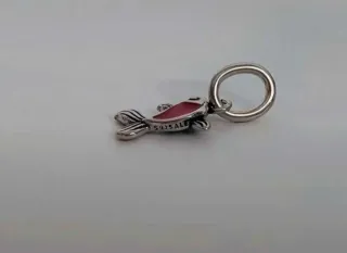 Charm Pandora Carpa Koi Rossa Argento