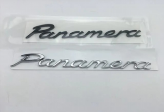 LETRAS PORSCHE PANAMERA PLATA