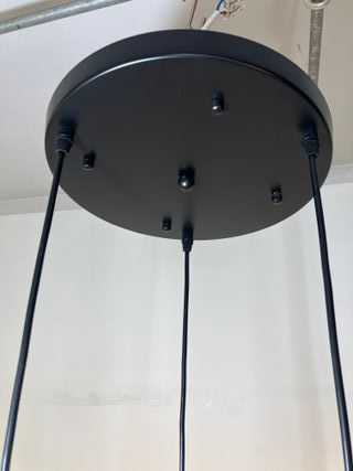 Lampadario cilindri ceramica colorati