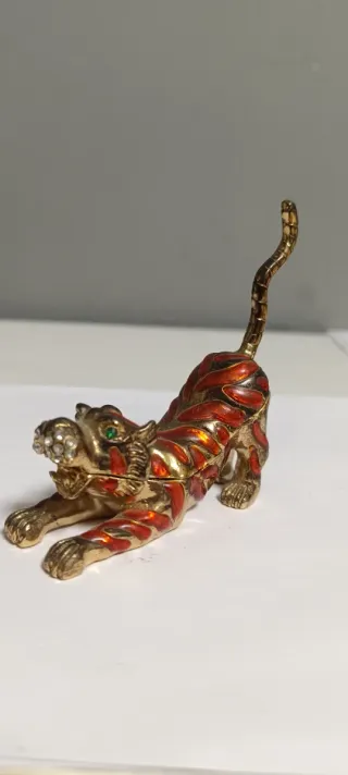 Caja baratijas tigre vintage feng shui