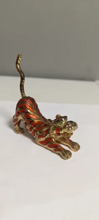 Caja baratijas tigre vintage feng shui