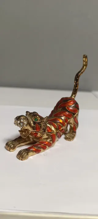 Caja baratijas tigre vintage feng shui