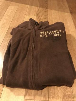 Felpa Abercrombie & Fitch Marrone
