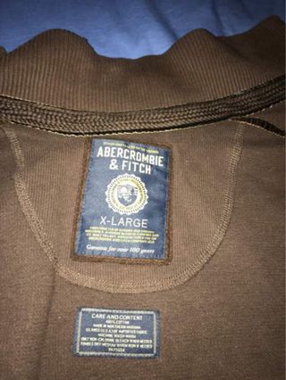 Felpa Abercrombie & Fitch Marrone