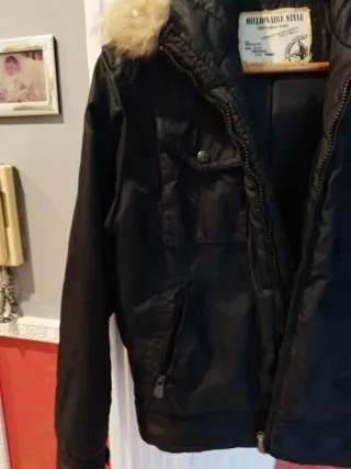 Giubbotto uomo invernale nero