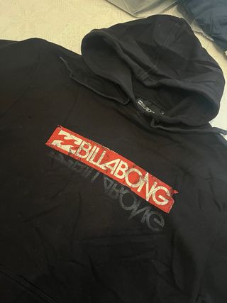 Sudadera Negra Billabong Logo