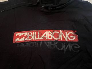 Sudadera Negra Billabong Logo
