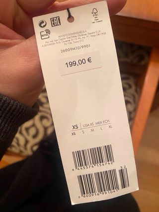 Mono elegante AD negro