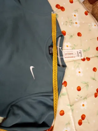 Sudadera Nike Talla XS Verde Azulado