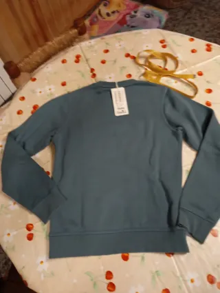 Sudadera Nike Talla XS Verde Azulado