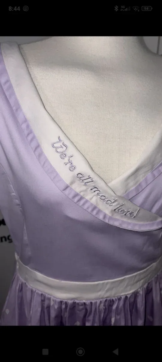 Vestido Morado Alicia en el País de las Maravillas