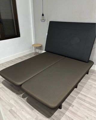 Cabecero cama polipiel negro