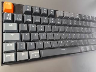 Teclado Mecánico Keychron K10 Negro/Naranja