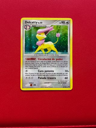 Carta Pokémon Delcatty Niv. 53 PL4 holo