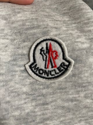 Sudadera Moncler cremallera gris Talla M