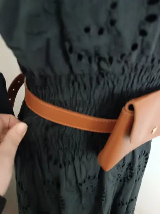 Vestido negro calado