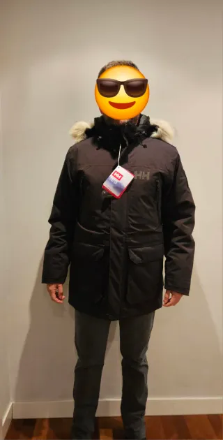 Helly Hansen Parka Reine Hombre Negra