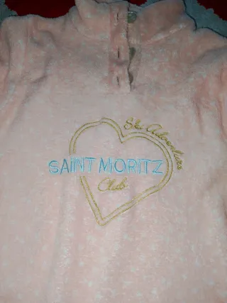 Pigiama bimba rosa pois. 5anni