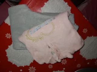 Pigiama bimba rosa pois. 5anni