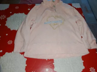 Pigiama bimba rosa pois. 5anni