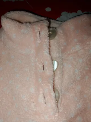 Pigiama bimba rosa pois. 5anni