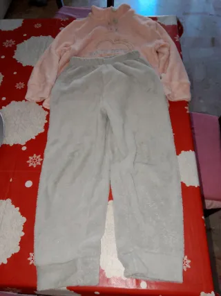 Pigiama bimba rosa pois. 5anni