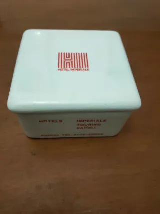 Posacenere Ceramica Hotel Imperiale Touring Napoli