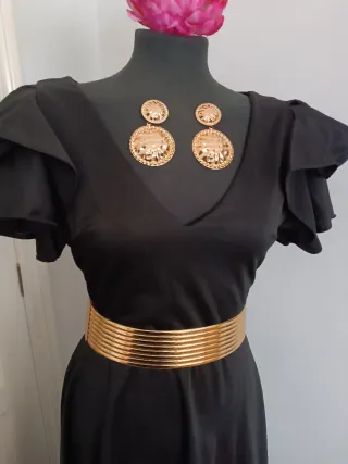 Vestido flamenco espalda descubierta