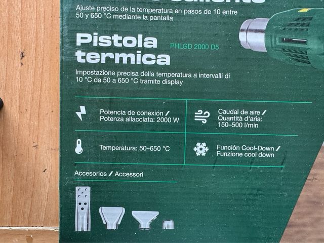 OFERTA ENVÍO GRATIS PIstola Aire Caliente PARKSIDE