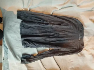 Blusa manga larga gris