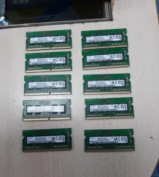 Lote 10 Memorias RAM Portátil DDR4 4GB Samsung