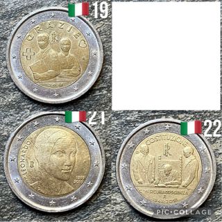 Lotto 11 Monete 2 Euro commemorative x Fercaco C.