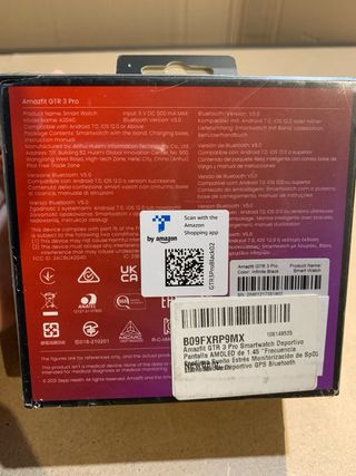 Reloj Inteligente Amazfit GTR 3 Pro Infinite Black