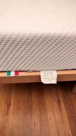 Letto motorizzato Faggio+Materasso Memory