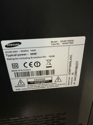 Smart TV Samsung 40 Negra