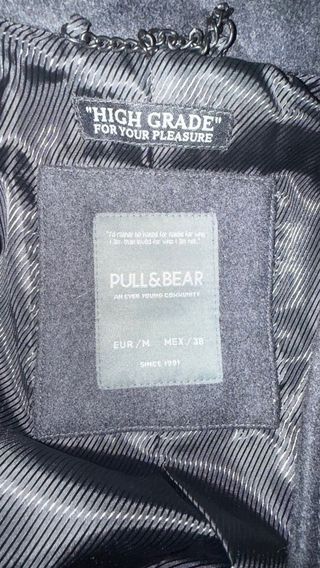 Chaquetón de paño negro