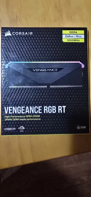 Corsair Vengeance RGB RT DDR4 RAM 16 Gb, 3200 Mhz