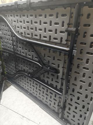 Mesa de jardín plegable de plástico - Tillvex