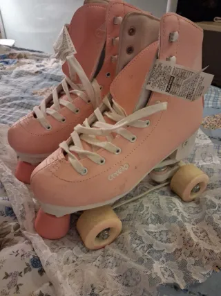 Pattini a rotelle rosa Oxelo