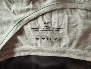 BCBGMAXAZRIA Blusa Manga Larga Gris Talla XS