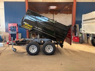 Remolque tándem aceituna y leña