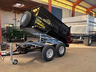 Remolque tándem aceituna y leña