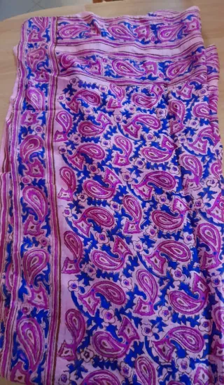 Sciarpe 100% seta artigianato indiano