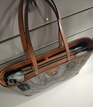 Borsa Gattinoni Beige Fantasia, nuova da negozio