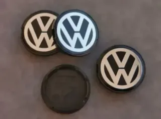 Vw Tapabujes 55mm Centro Llantas Ruedas Golf Mk4
