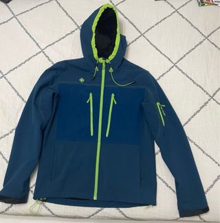 Cortavento Izas Trekking Escursionismo Blu Verde