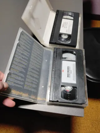 Cassete VHS Iron Maiden e Barricada