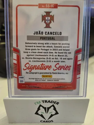 Joao Cancelo Autografo Portogallo Donruss